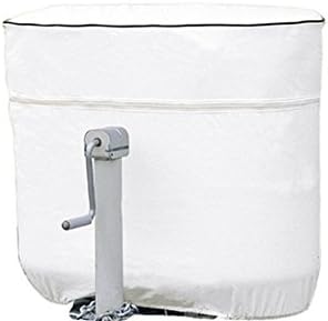 Expedition Double 20-5 Gallon Propane Tank Cover - Durable, Water Resistant, UV Protection RV Propane Tank Cover (Snow White)