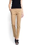 Mango Womens Cropped Chino Trousers