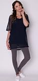 Michael Stars Boxy Mesh Short Sleeve V Neck Dolman in Ship (Dark Blue) 31KHFJQzvlL. SL160 Michael Stars Boxy Mesh Short Sleeve V Neck Dolman in Ship (Dark Blue)