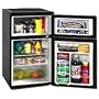Avanti 310SST Two Door Refrigerator Freezer 3.0CF Black with Stainless Door