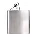 Stainless Steel 6oz Hip Whisky/Liquor Flask Screw Cap
