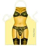 NEW NOVELTY APRON SEXY BLACK LINGERIE FUNNY CHRISTMAS PRESENT XMAS GIFT- CrazyAprons Crazy Aprons