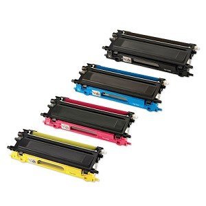 HQ Brother TN115 Toner Set of 4 (CMYK) Compatible With Brother MFC-9440CN, MFC-9450CDN, MFC-9840CDW, HL-4040CDN, HL-4040CN, HL-4070CDW, DCP-9040CN, and DCP-9045CDN On Sale