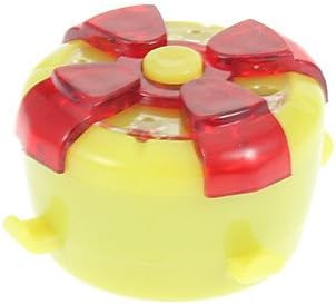 Raypal 3-Mode 4 LED Swap-Color Bicycle Light(2xCR2032,Yellow)