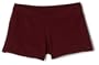 Capezio Women's V-Front Boy Short,Burgundy,Small