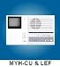 AIPHONE Model MYH-CU Surface Mount Pantilt Sub Video Monitor
