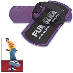 Childrens Toyshop  Sporting Goods : Simtec FunSlides Carpet Skates - Purple