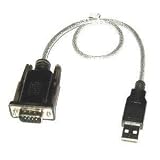 Sabrent SBT-USC1K Hi-Speed USB 2.0 to Serial DB-9 RS-232 Adapter Cable (Black)