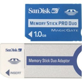 SanDisk 1GB Memory Stick Pro Duo Card