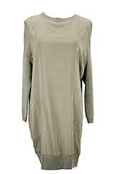 Long Sleeves Silk Sweater Fitted  Dress