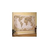 National Geographic Executive World Map Wall Mural