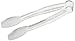Winco Polycarbonate Flat Tong, 6-Inch, Clear