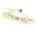 Solution Footwear Cherry Green P.U. Toe Post Sandals