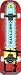 Schmitt Stix Chainsaw Complete Skateboard - 10x33 Red w/Thunders