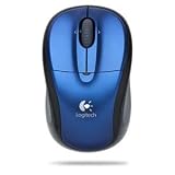 Logitech V220 Cordless Notebook Mouse - Blue