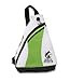 Wolfe Professional Pickleball Sling Bag - Crossbody Backpack for Women & Men - Zipper Pockets with Headphone Anti-Theft Wire Bag in Multicolour