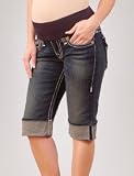 true religion mid belly 5 pocket stretch fabric maternity short