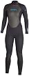 Xcel Women's SLX Offset Zip 3/2mm Fullsuit with Turquoise Logos (Black)