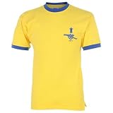 ScoreDraw Retro Arsenal Away Shirt 1971 FA Cup Fin Yellow Large