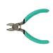 Xcelite S54NS Diagonal Lead Cutter with Handle Coil Spring, Standard Jaw, 4-1/2" Length, 5/8" Jaw Length, Green Cushion Grip Handle