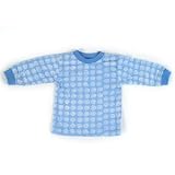 Boys Girls Long Sleeve T-Shirt with Blue Swirls