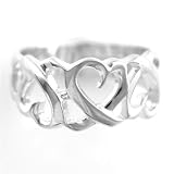 TIFFANY＆Co. ティファニー トリプルラビングハート リング 7号 ［並行輸入品］