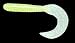 DAM Effzett Power Twister Glitter Lemon 7,5cm