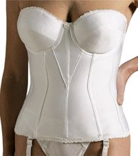 Carnival Bridal Splendor Satin Torsolette Bra 424
