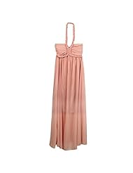 Chiffon Empire   Waistline Halter Sheer Prom Dress/Tunic 