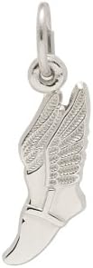 Rembrandt Charms, Winged Shoe, .925 Sterling Silver