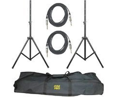 Pyle PMDK-102 Pro Audio Speaker Stand and Cable Kit