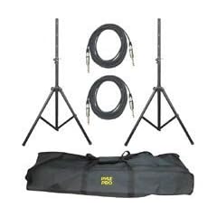 Pyle PMDK-102 Pro Audio Speaker Stand and Cable Kit