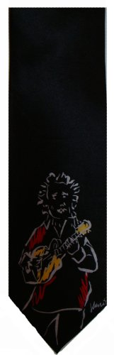 Men's J. Jerry Garcia Neck Tie Mandolin Player Collection Forty-six Limited Edition Rare