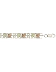 Black Hills Gold by Coleman Sterling Silver Bracelet