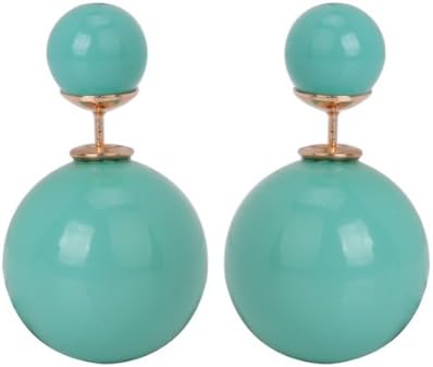 Beautiful Dior Style Tribal Earrings Turqoise