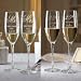Personalized Wedding or Anniversary Champagne Flutes