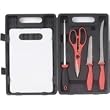 Maxam 5pc Fish Set with Soft Grip Handles