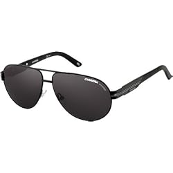 Carrera 13/S Men's Aviator Metal Polarized Sports Sunglasses - Black Matte/Gray