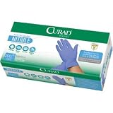 Curad / Medline Powder Free Nitrile Exam Glove/medical Exam Quality Large Case/1000 Ct