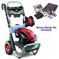 Briggs & Stratton 2700 PSI (Gas - Cold Water) Pressure Washer w/ Hose Reel & Bonus Starter Kit - 20362-BONUS