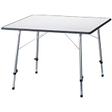 Camping-Picknicktisch grau 80x60cm klappbar, Beine einzeln H�henverstellbar (leicht+stabil)von "Tisch"