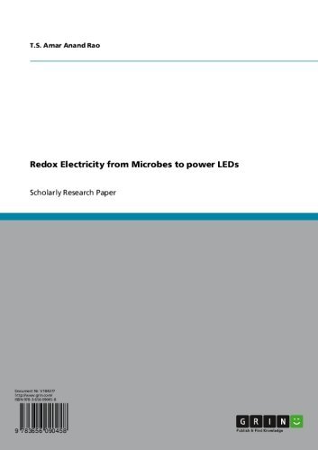 Redox Electricity from Microbes to power LEDs