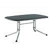 Kettler Alu Klapptisch, L 160 x B 95 x H 72 cm silber/eisengrau