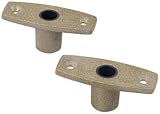 Perko 1185DP0CAM Top Mount Marine Oarlock Socket and Horn - Pack of 2