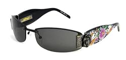 AUTHENTIC ED HARDY SUNGLASSES EHS 020 BLACK TATOO