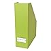 Bigso Viktoria Paper Laminate Magazine Organizer, Thick Label Frame, Green