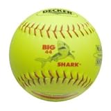 Decker Big Shark 12" ASA Yellow Softball, .44 COR / 375 Comp, Yellow
