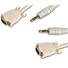 5m Gold HD SVGA Video and Stereo Audio jack cable set. Monitor TV Projector HDTV ready super high performance VGA connection kit 5 metres
