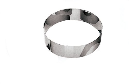 Paderno World Cuisine 2 3/8 Inch by 2 3/8 Inch Ice Cake Pastry Ring