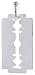 Sterling Silver Razor Blade Pendant 1 1/2 (37 mm)